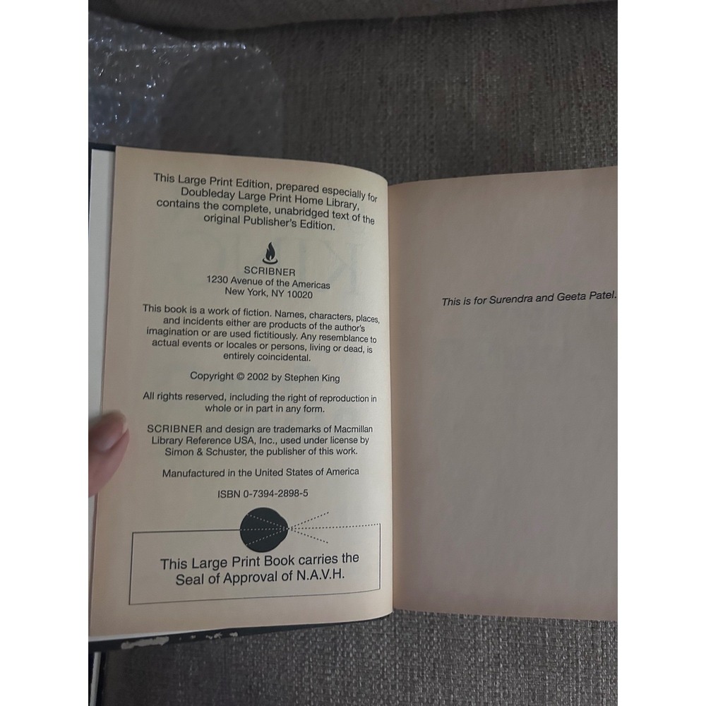 Stephen King Hardcover Book Lot Cujo From a Buick 8 Large Print Horror Bundle - Picture 8 of 10